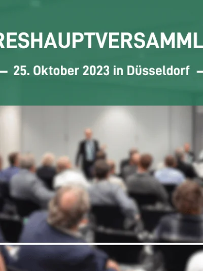 Titelbild Jahreshauptversammlung 25.10.2023 in Düsseldorf